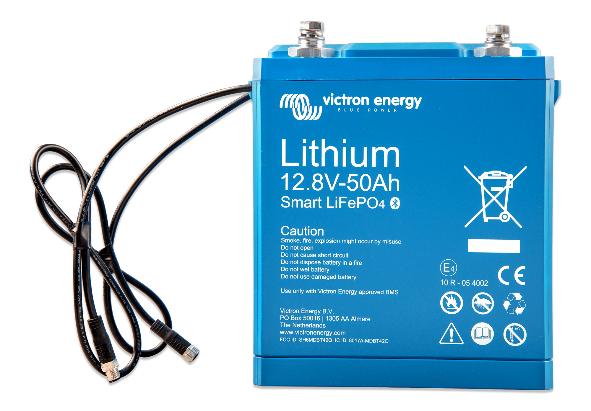 Lithium Batteri Smart 12,8V/50Ah