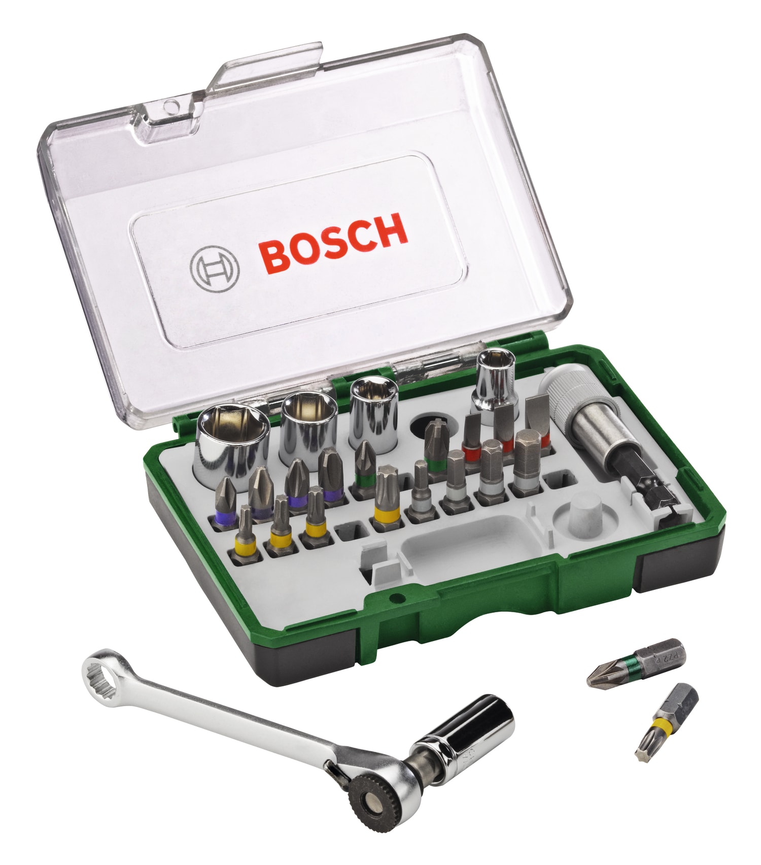 Bosch Bits- och Hylsnyckelset 27 Delar