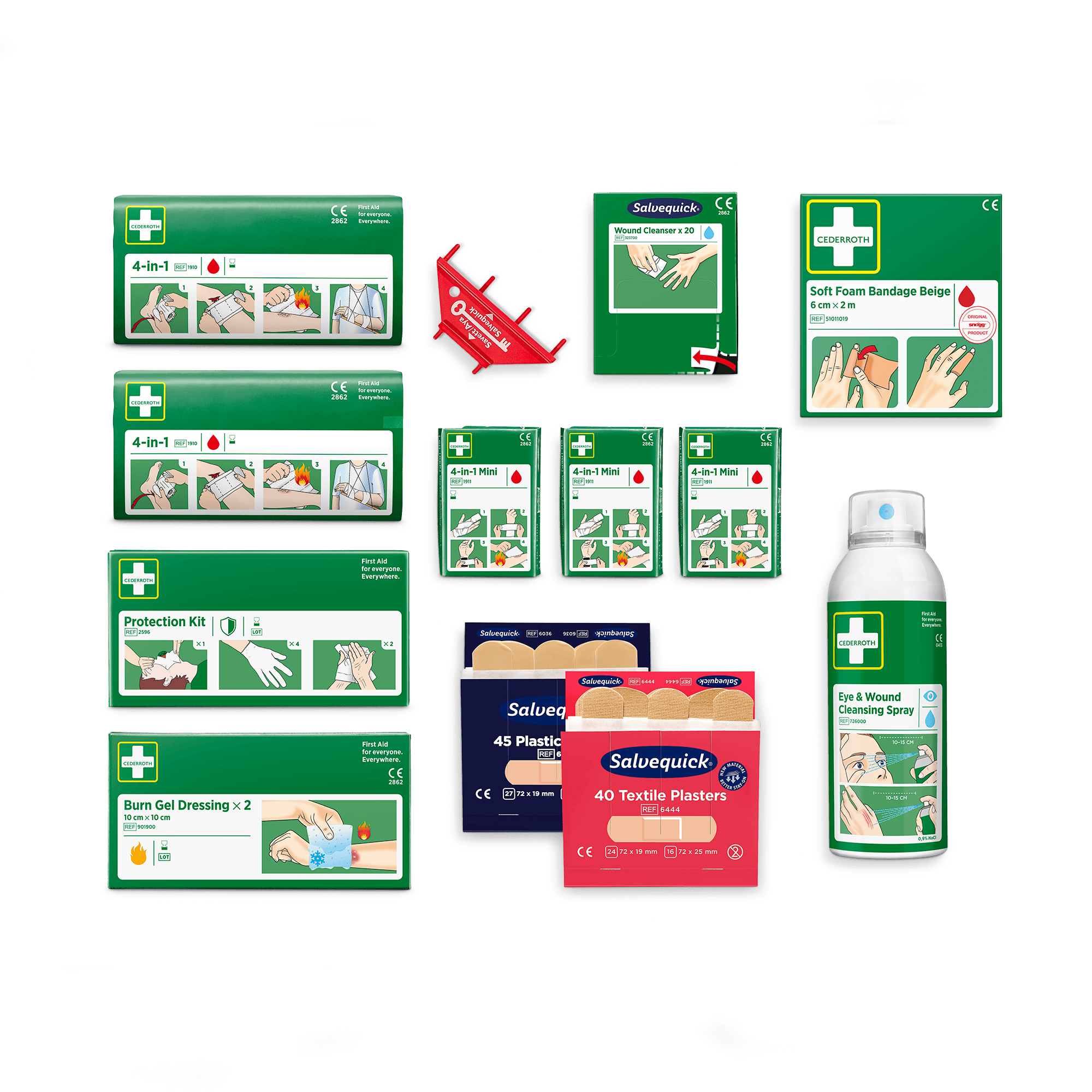 Cederroth Refillpaket Första Hjälpen-Station