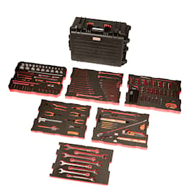 Bahco verktøyveske med verktøysett 4750RCHDW02FF1 - 195 stk
