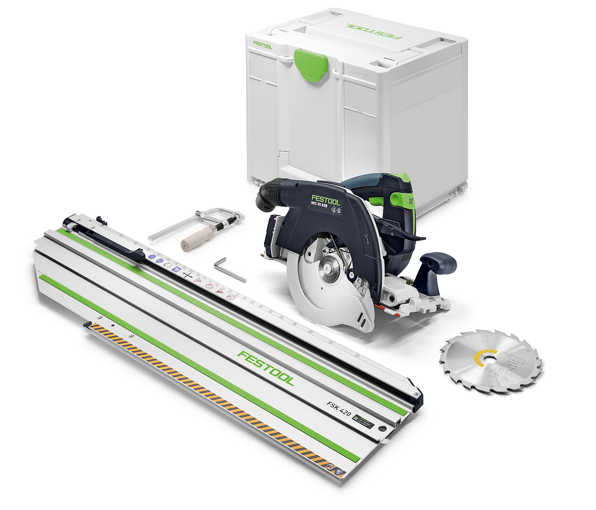 Festool Cirkelsåg 18 V HKC 55 KEB-Basic-FSK 420