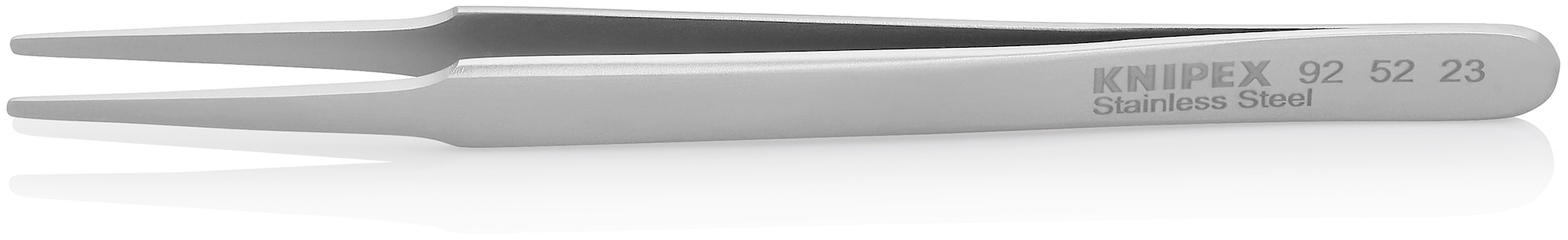 Knipex Precisionspincett 925223 120mm, smal rund, rostfri