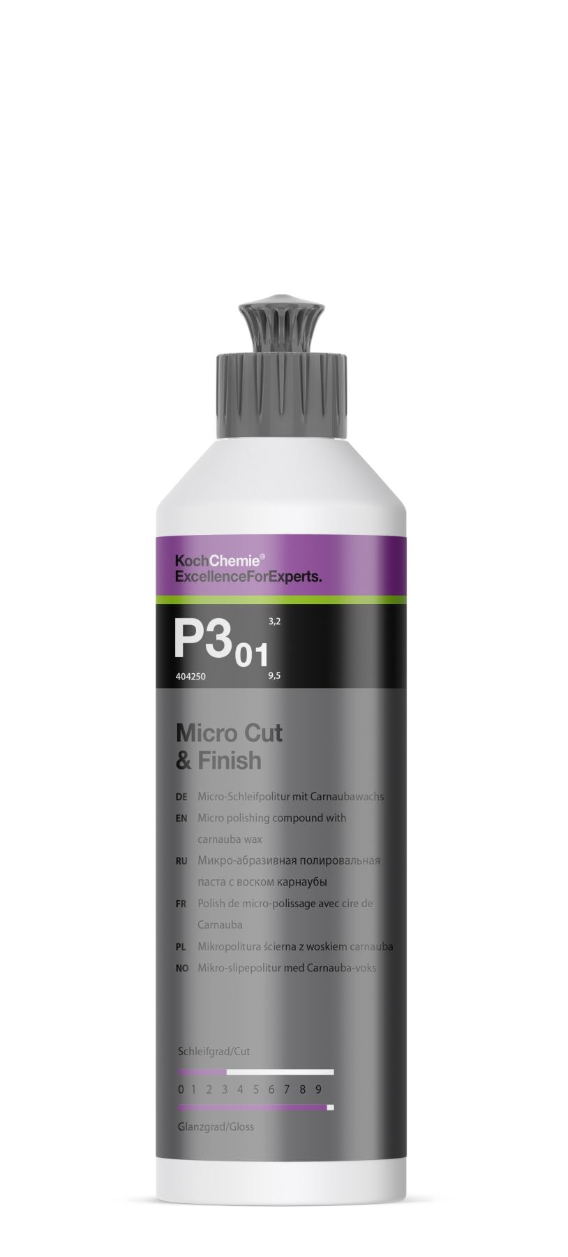Koch-Chemie Micro Cut & Finish P3.01 250ml, polermedel