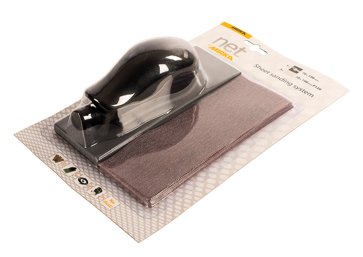Mirka Käsihiomatuki 70x198mm Grip + 3 liuskaa P120