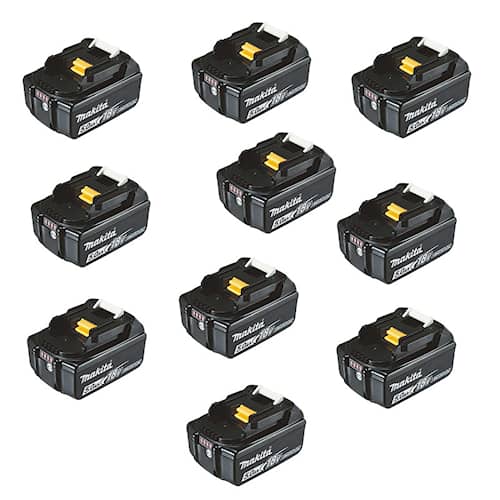 Makita Batteri BL1850B 18V 5,0Ah 10-pack