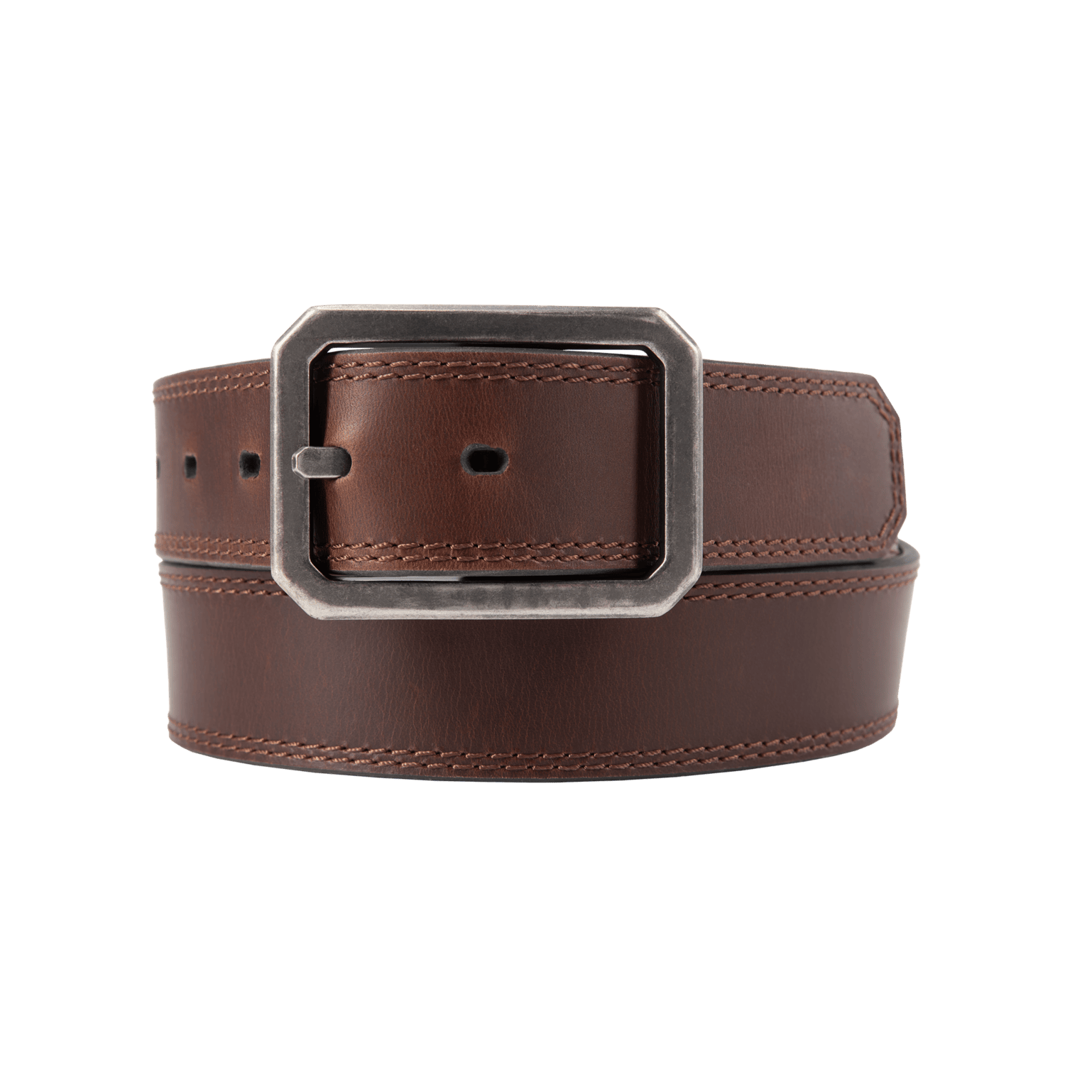 Carhartt Leather Reversible Center Bar Buckle Bälte Herr Dark Brown