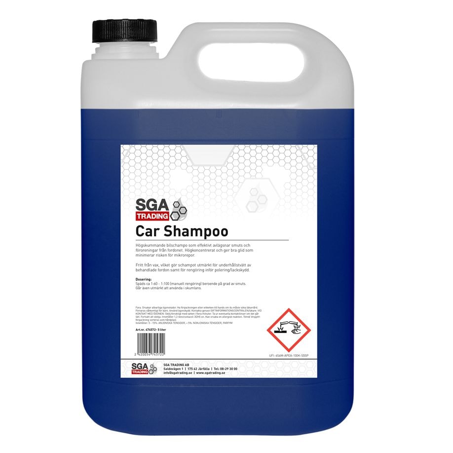 SGA Car Shampoo, bilschampo