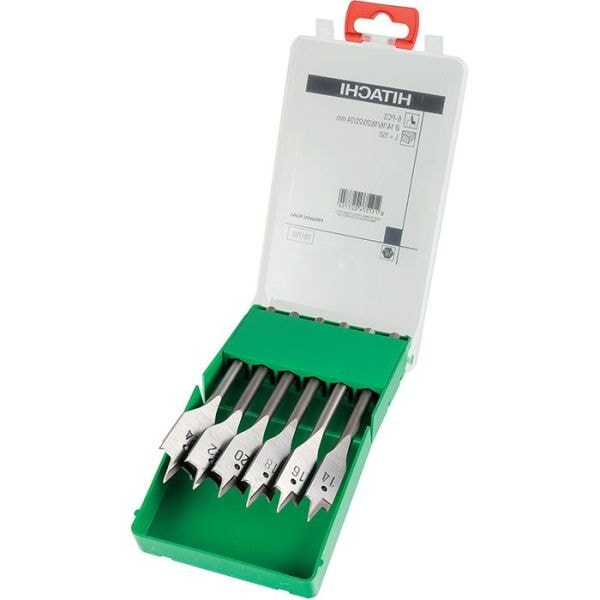 Hikoki senterborsett med 6 deler