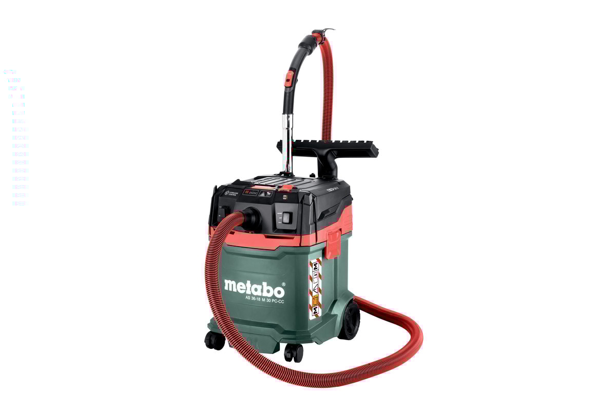 Metabo Grovdammsugare AS 36-18 M 30 PC-CC utan batteri & laddare