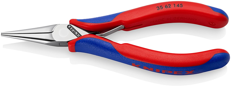 Knipex Elektroniktång 3562145 145mm, flata, runda, långa käftar, slät gripyta