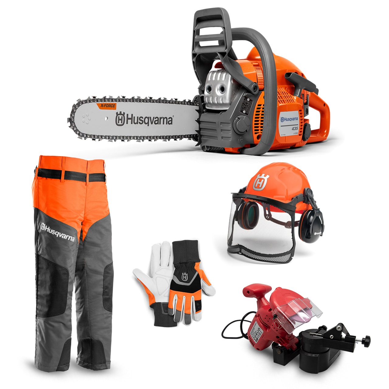 Husqvarna 435 II Moottorisaha-paketti -