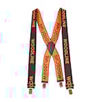 Woodline Hängslen Brun/Orange 50mm Clips