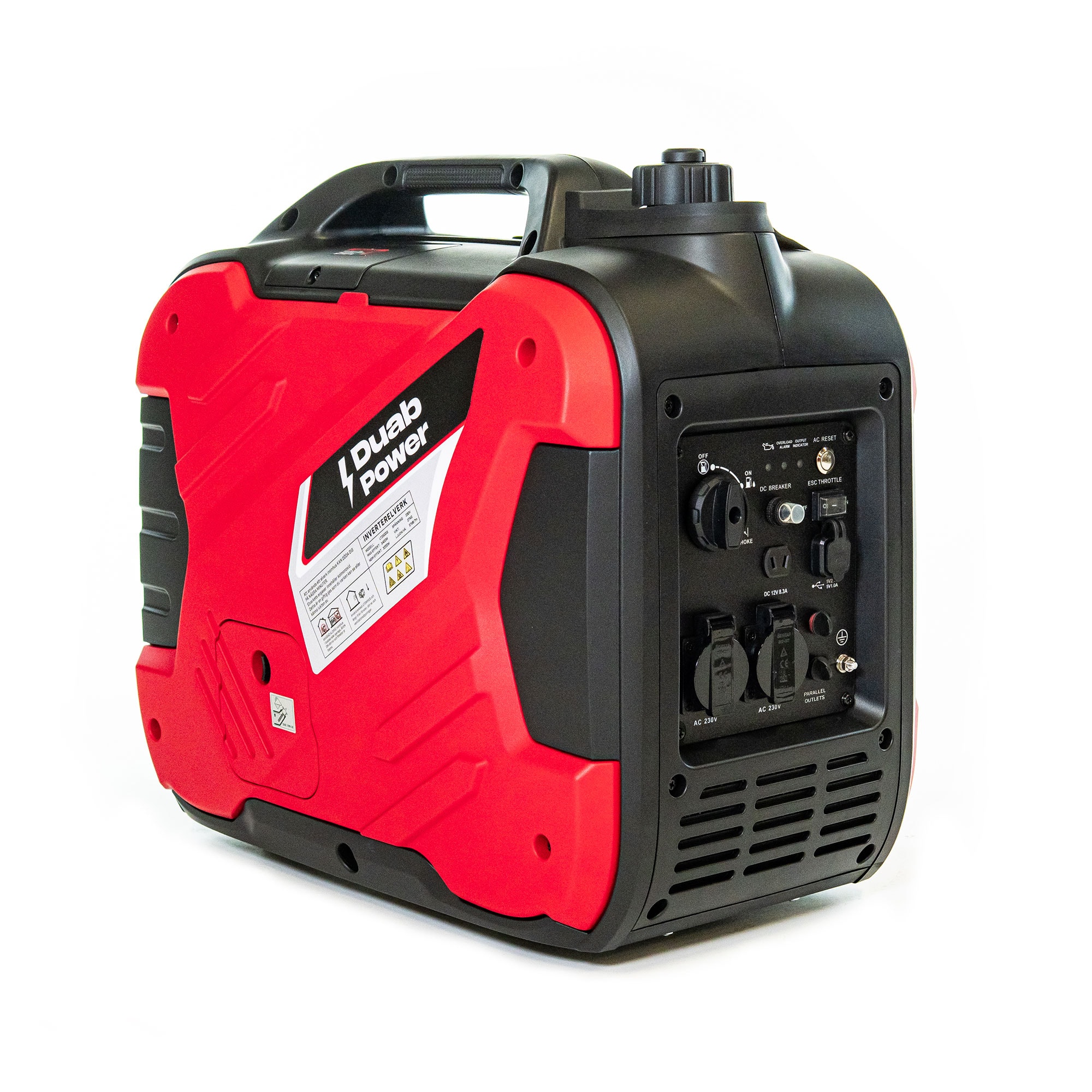 Duab-Power strømaggregat LT3500iS parallell med inverter