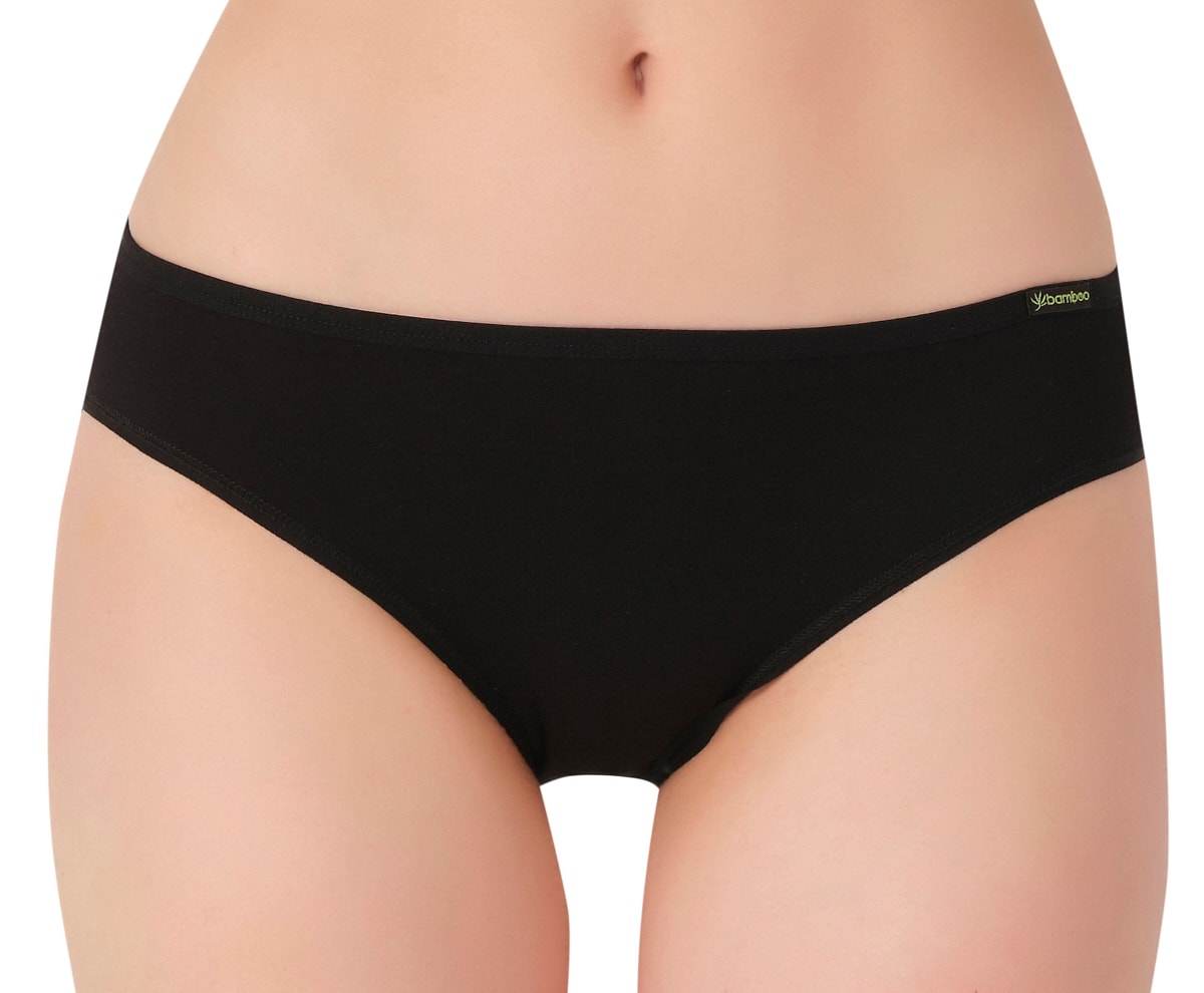 Millers Bambu Alushousut Naiset Low Rise Musta