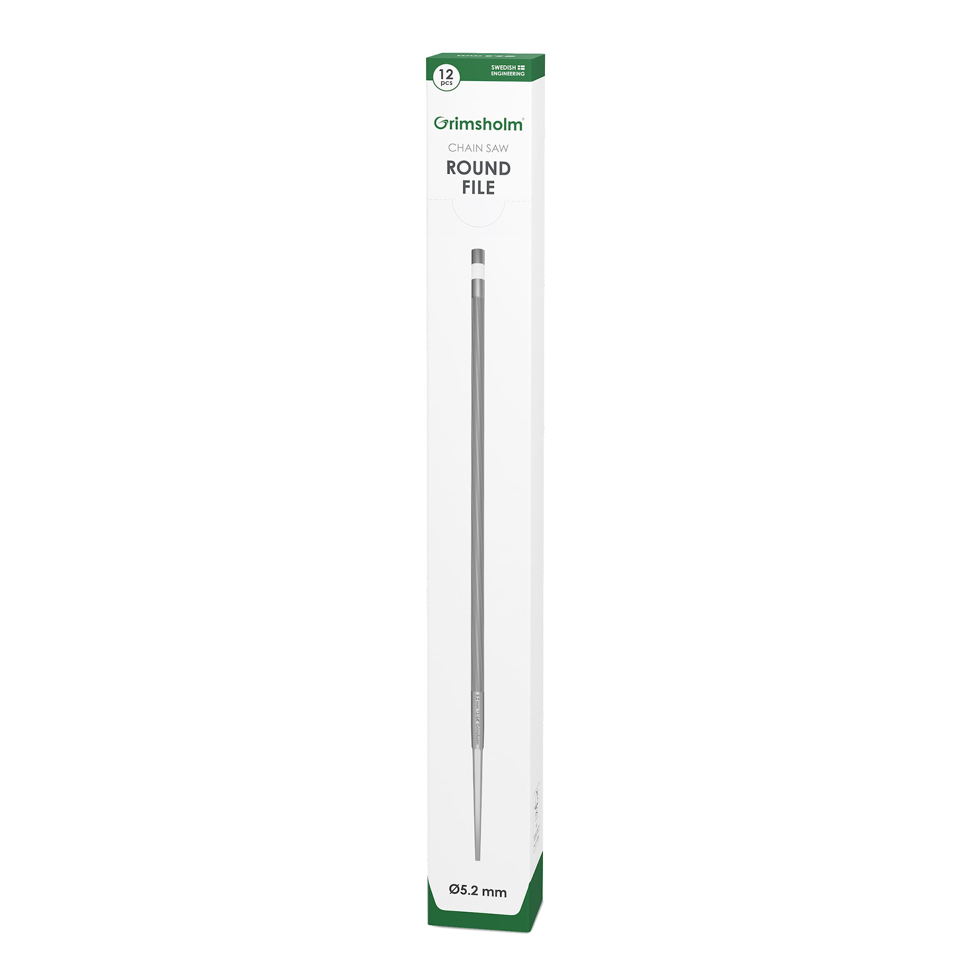 Grimsholm Rundfil Premium Cut 5.2 mm, 12-pack