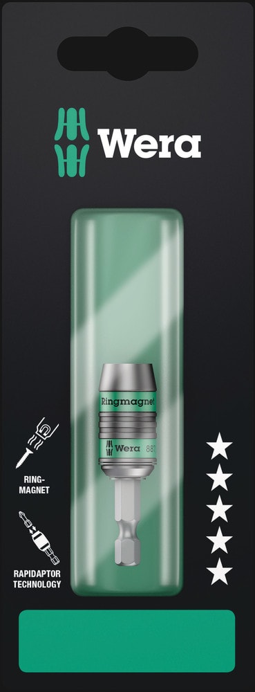 Wera Bitshållare Rapidaptor med ringmagnet
