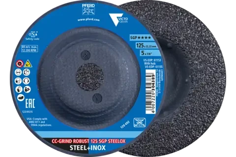 Pferd Navrondell CC-GRIND ROBUST SGP STEELOX 125x22.23 mm