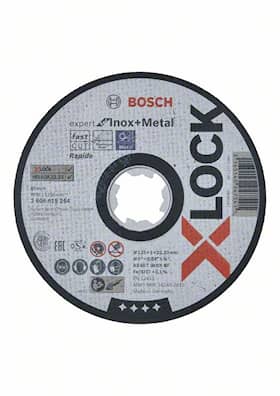 Bosch X-LOCK Expert for Inox+Metal, 115 x 1 x 22,23, rett skjæring