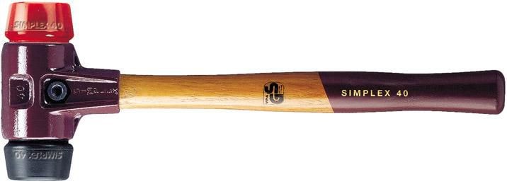 Halder Plasthammare, gummi/plastslag