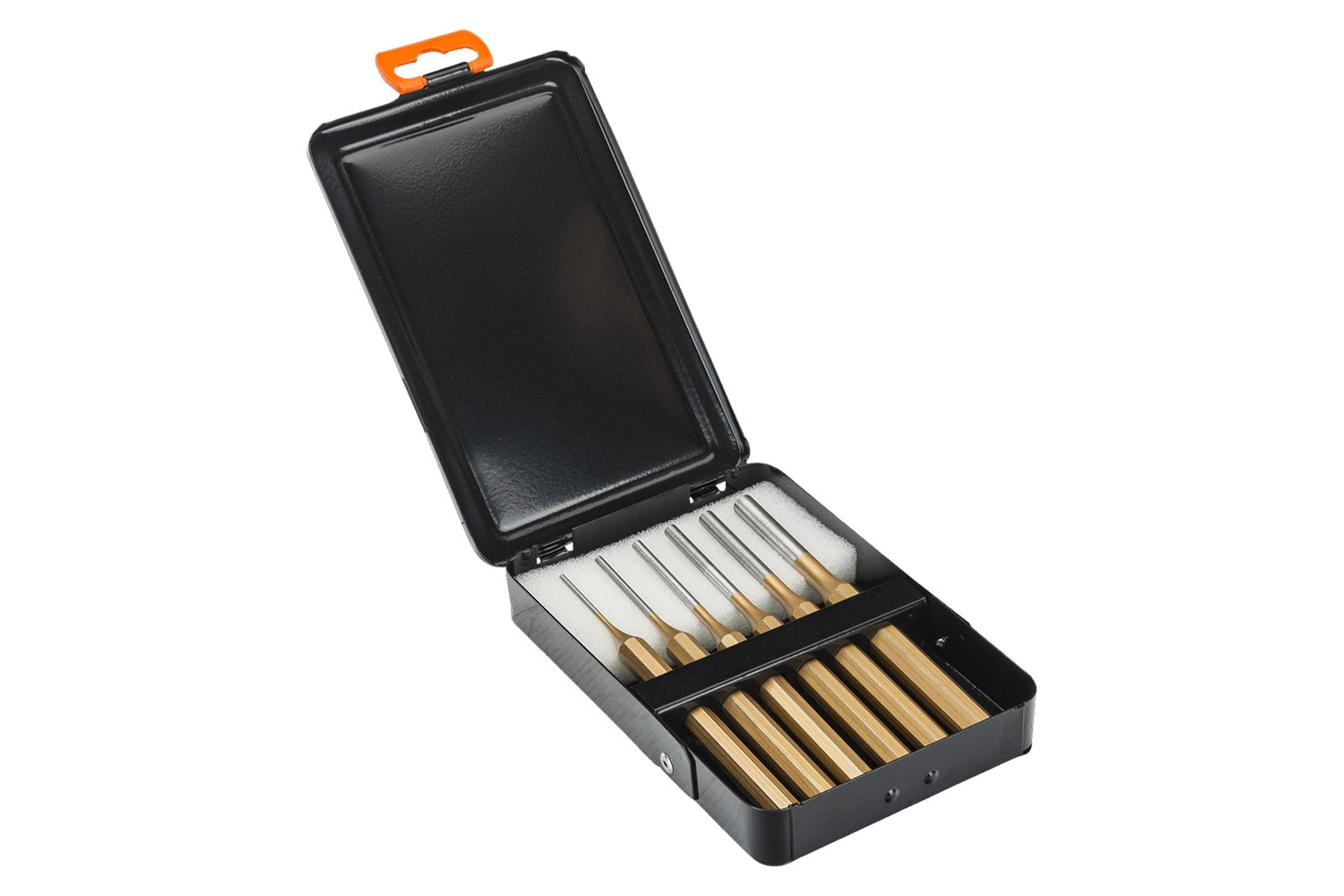 Bahco dornsæt 3734S 6 dele rund oktagon med faset spids