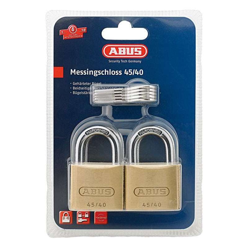 Abus Hänglås 45/40 4-pack