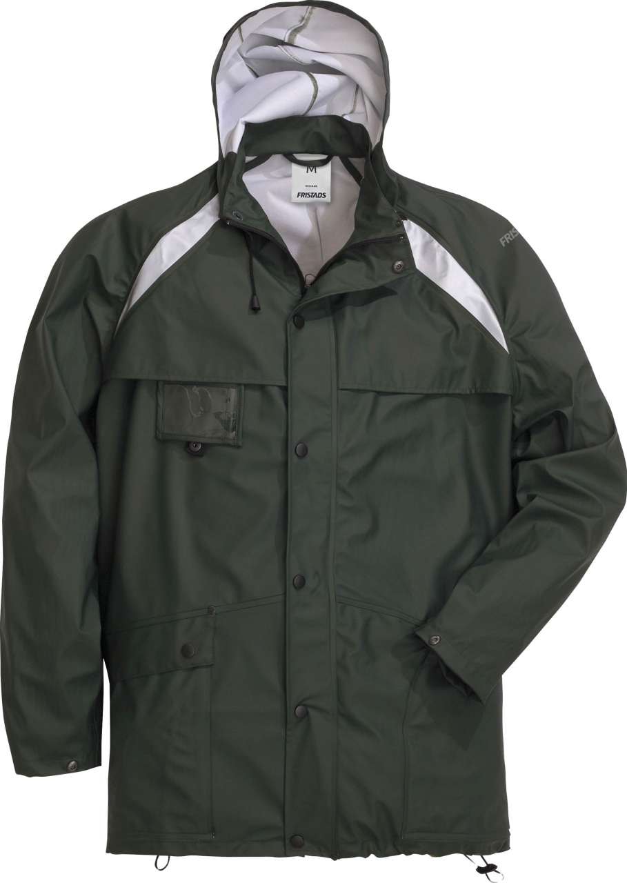 Fristads Regnjakke 410 RS Grønn 3XL