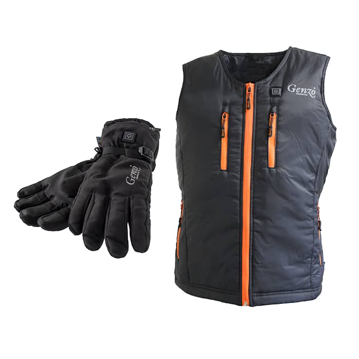 Lämpöliivi ja Lämpöhanskat Miesten Paketti