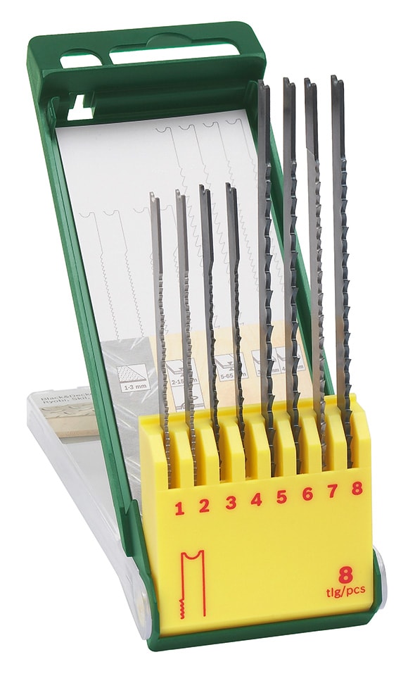 Bosch 8-delers sagbladkassett, tre/metall/plast (U-tange)