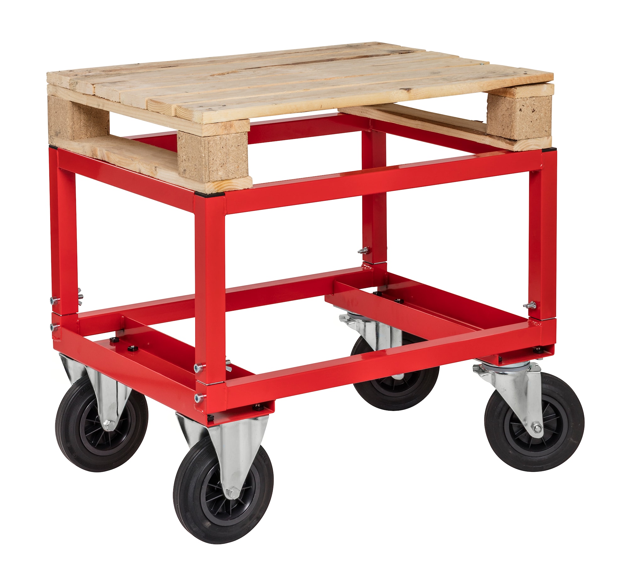 Kongamek Rød Pallevogn, halv