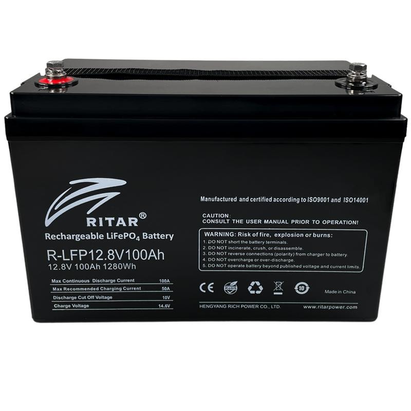 Pro Supply Ritar Litiumbatteri 12V 100Ah