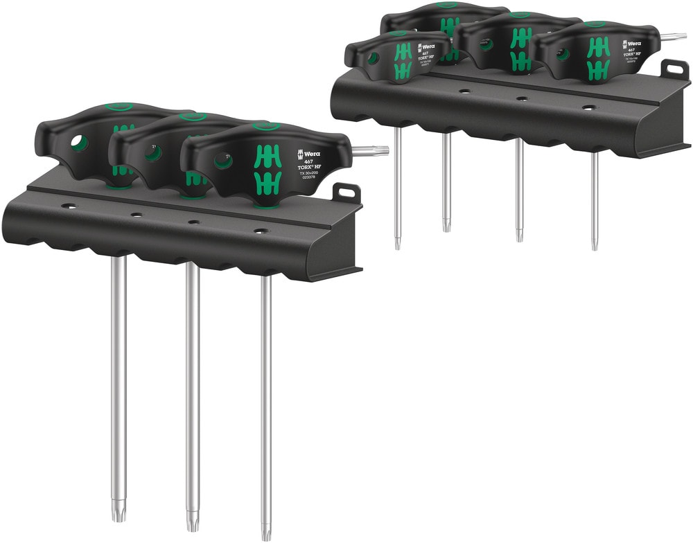 Wera 467/7 TORX® HF-sats 1 Skruvmejselsats T-handtag
