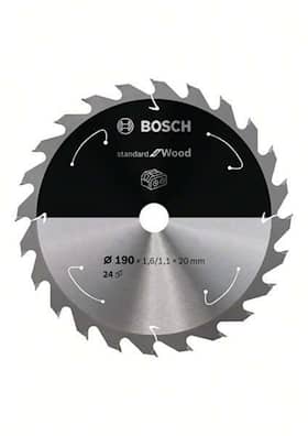 Bosch Sågklinga Standard for Wood 190×1,6/1,1×20mm 24T