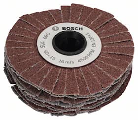 Bosch Sliprullar Flex 15mm Korn 80