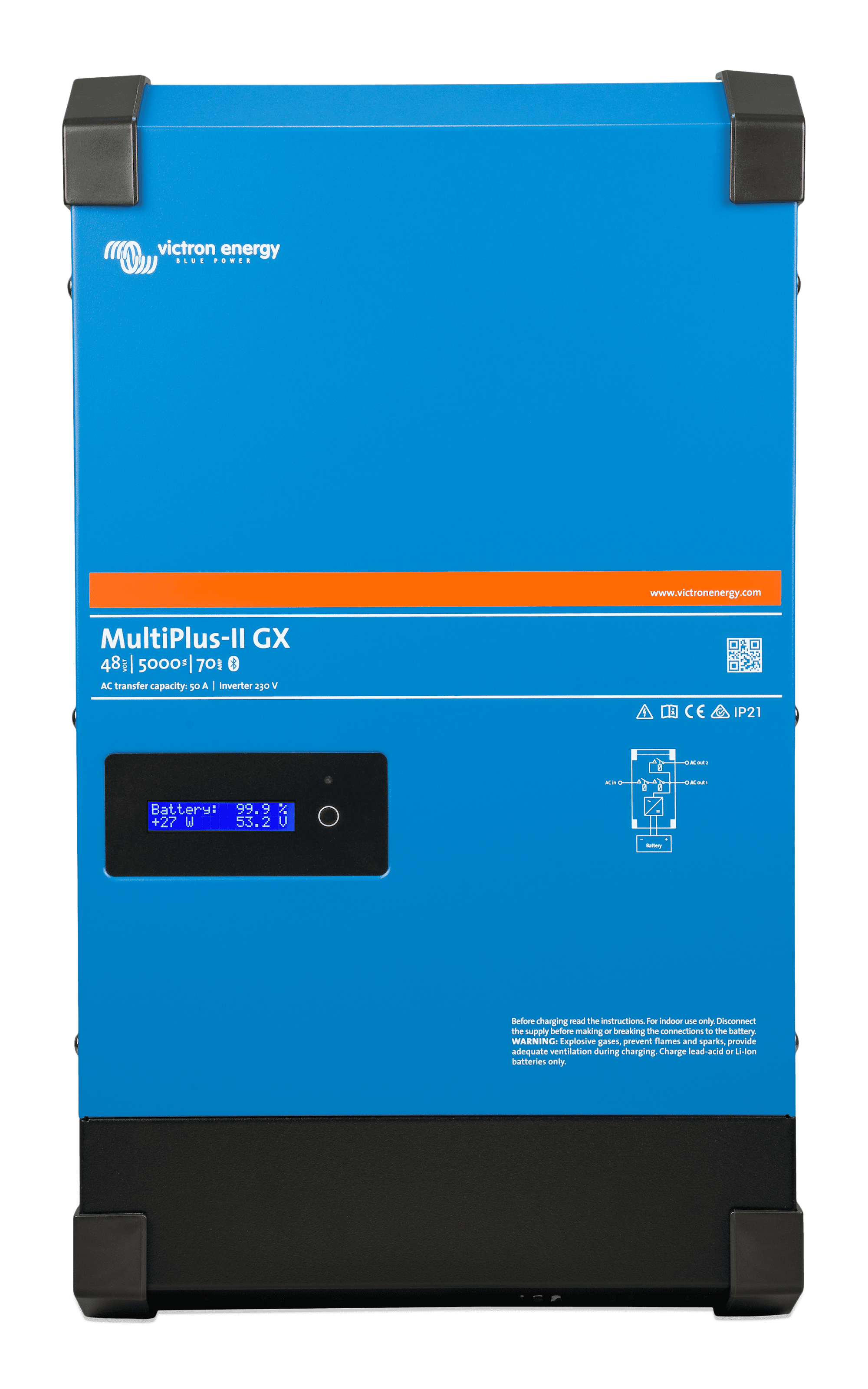 Victron Energy MultiPlus-II 48/5000/70-50 230V GX Laddare / Omvandlare