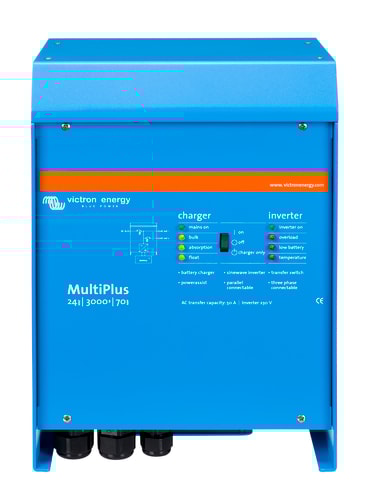 Victron Energy Inverter/laddare MultiPlus 24V/3000W/70A IP21 -