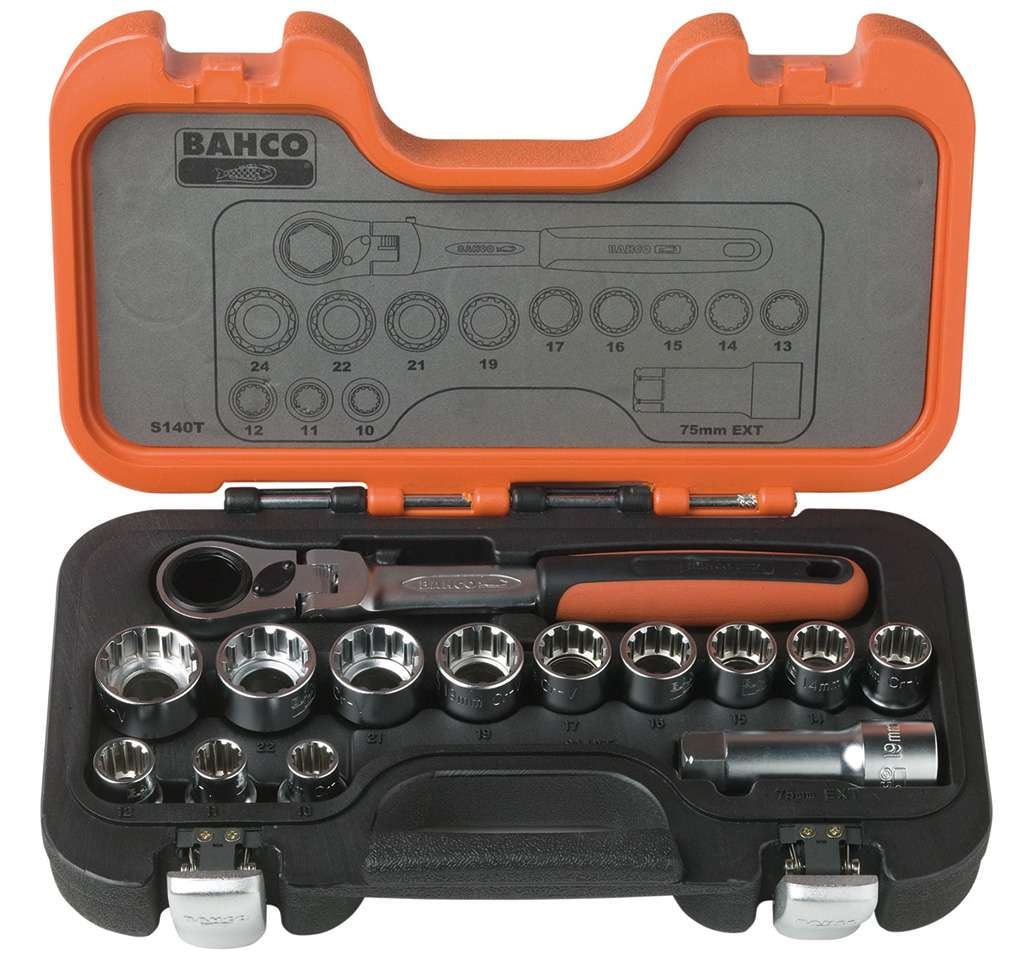 Bahco Pipesett 10-24Mm/Åpne Piper S140T