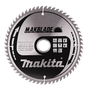 Makita Sågklinga för trä Makblade 216x30x2,0mm 60T