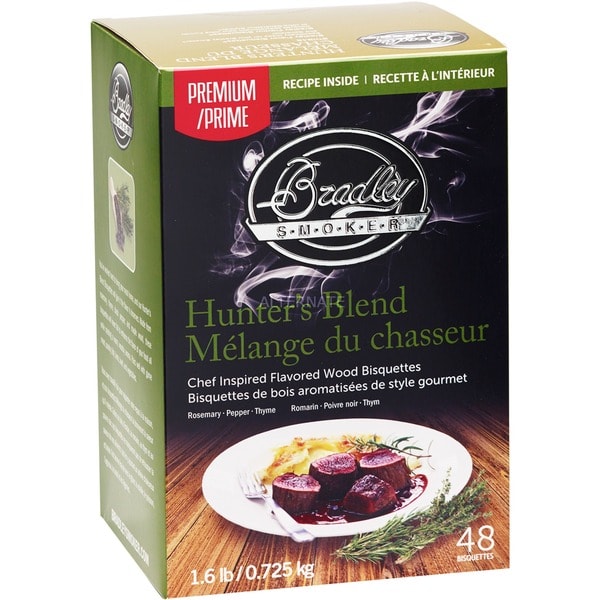 Bradley Hunters Blend Briketter 48-pack Premium Collection -