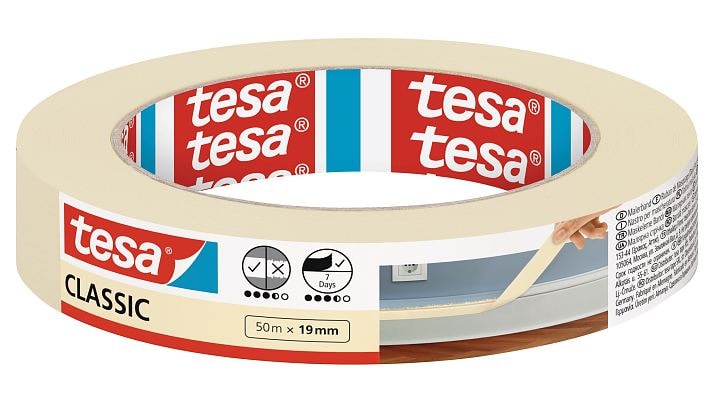 Tesa Maskeringstejp Classic 50m