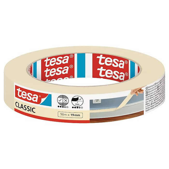 Tesa Maskeringstejp Classic 50m