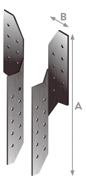 Arvid Nilsson Takåsfäste 32x170x2mm H FZV