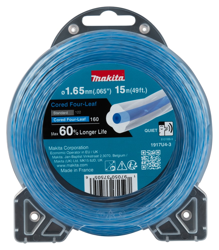 Makita Four-Leaf Trimmertråd 1,65mmx15m