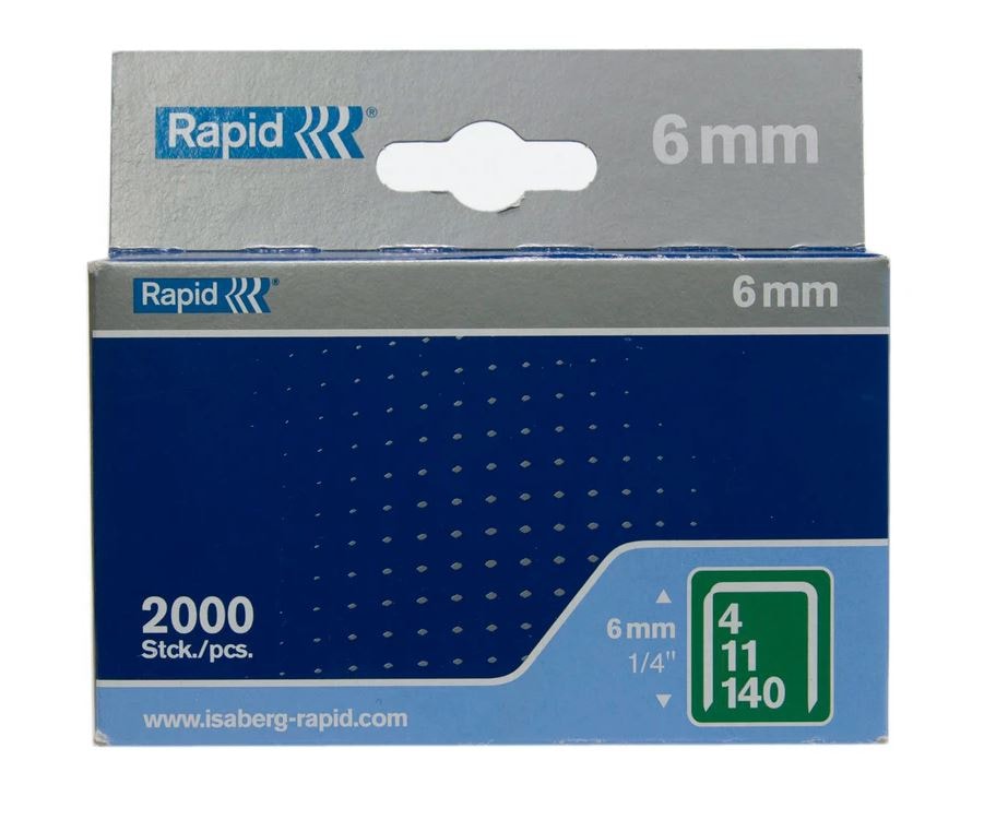 Rapid Flachdrahtklammern 140, verzinkt, 2000stk