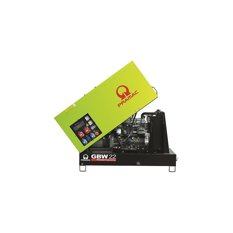 Pramac Elverk GBW22Y/FS5 L ACP LTS, PHS, inbyggt/ljudisolerat, 3-fas, diesel -