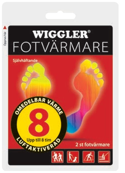 Wiggler Fotvärmare 1-par