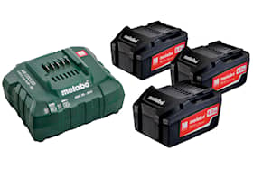 Metabo Batteri & laddare 18V 3x4,0 Ah + ASC 30-36V