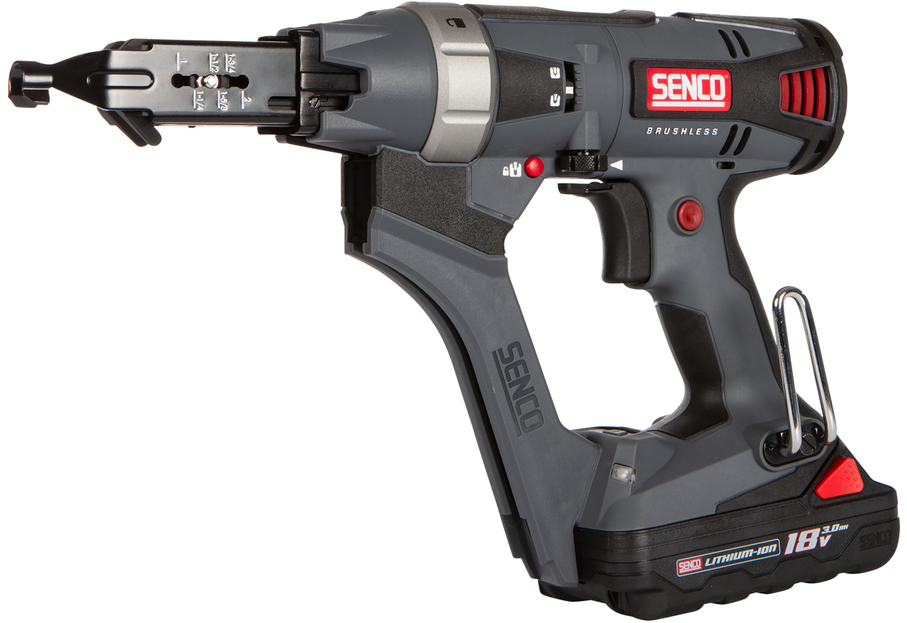 Senco-skrutrekker DS522-18V 2500/1600 o/min, 25-55 mm med batteri og lader