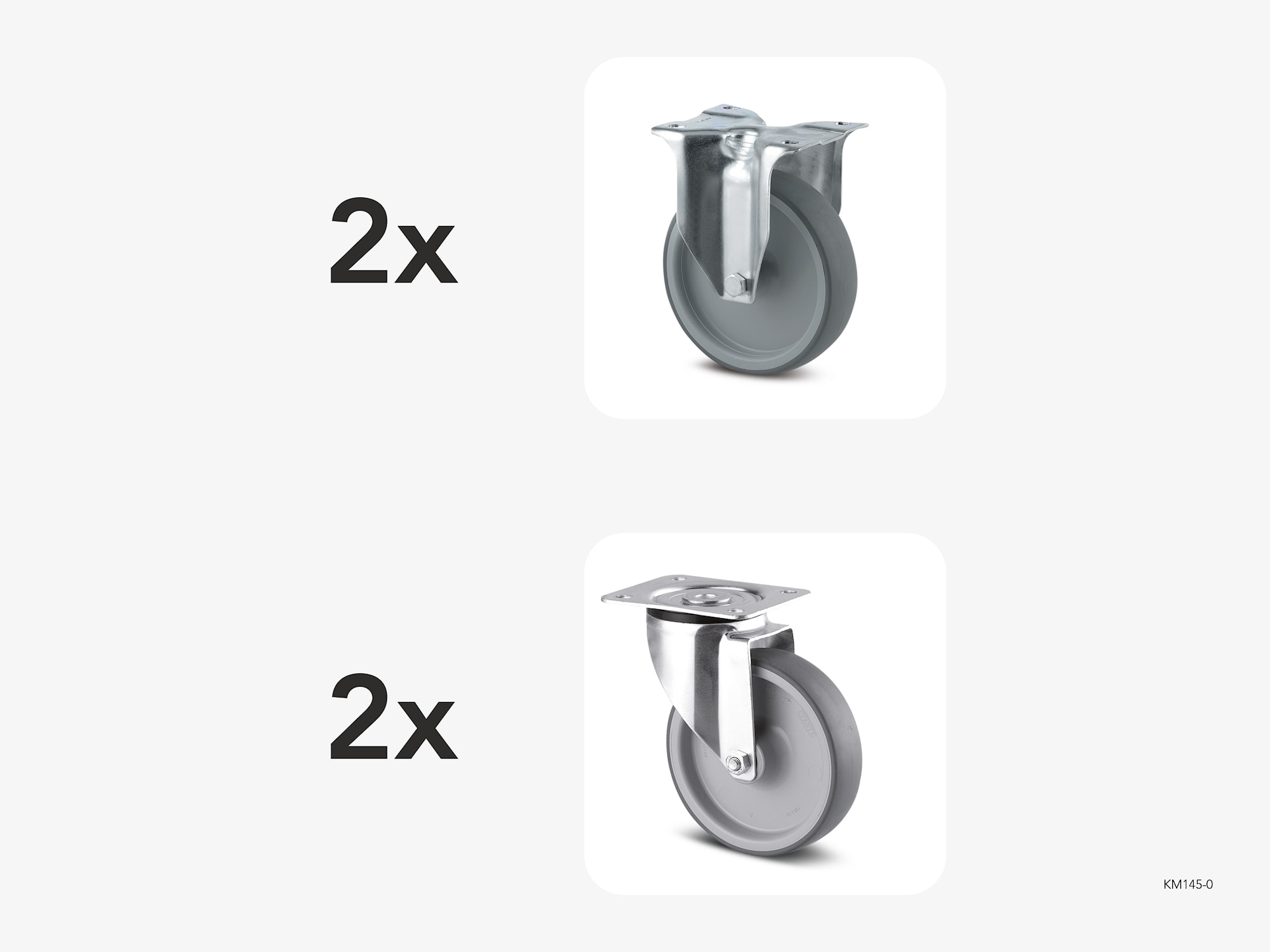 Kongamek  Hjulsett termogummi