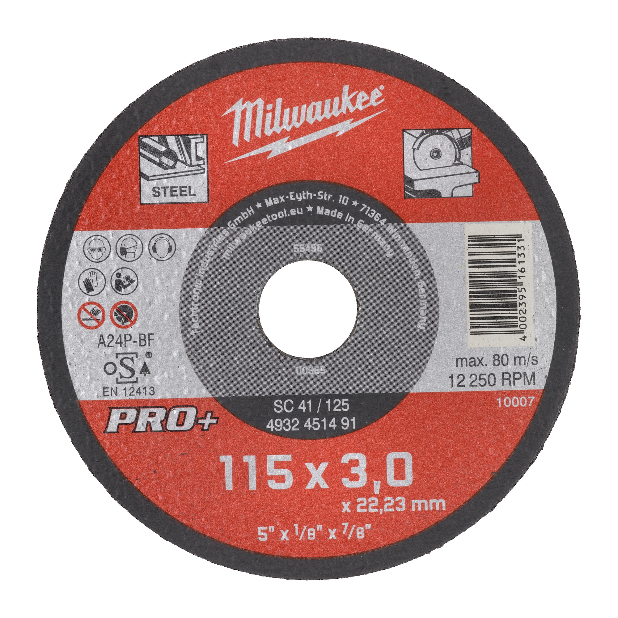 Milwaukee Kapskiva SC41/X3 Pro+