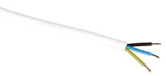 Amiga Kabel RKK 3G1 Vit 10m